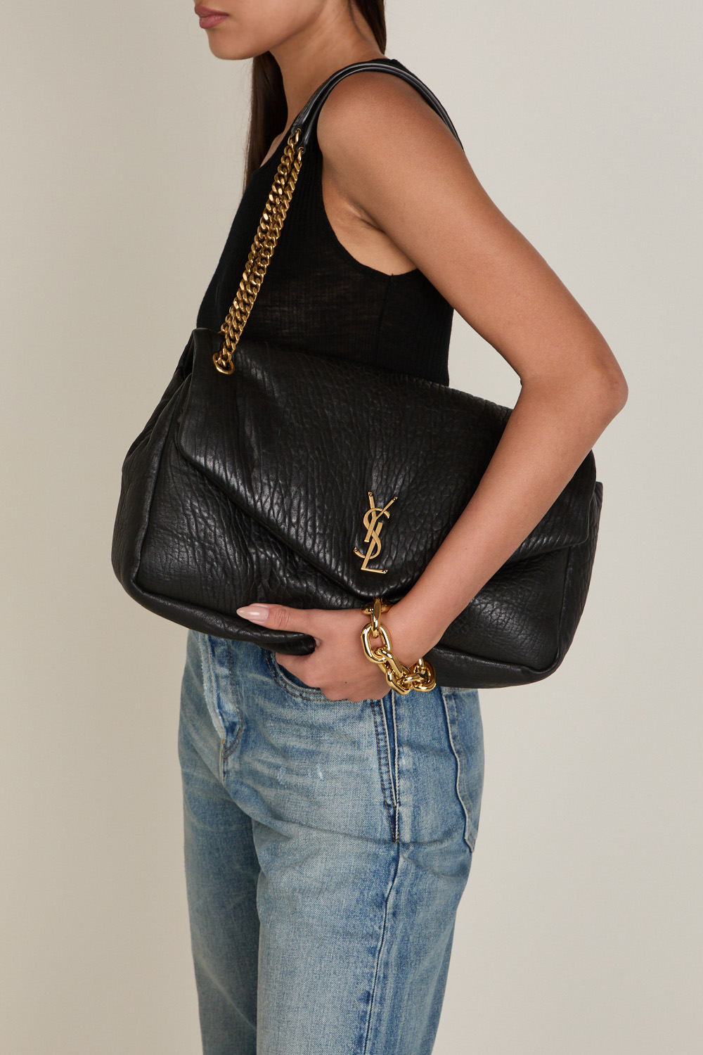 תיק קליפסו גדול SAINT LAURENT